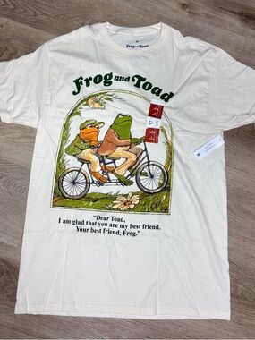 Frog and Toad White Graphic Tee - Frog and Toad Brand